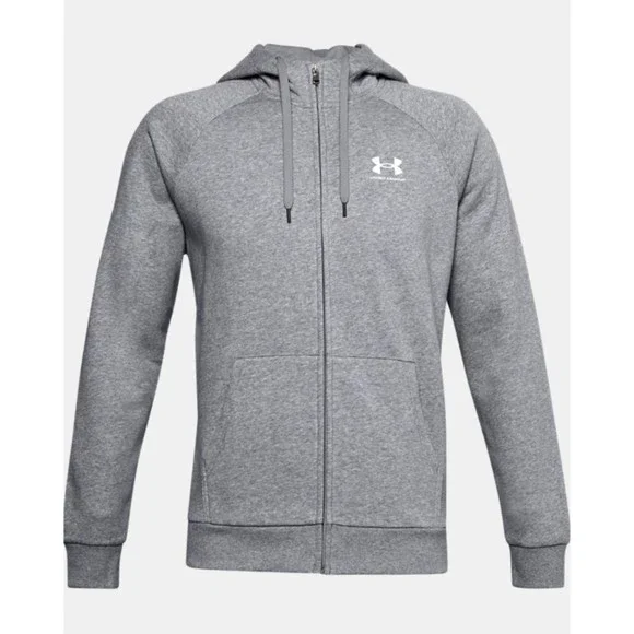 Men's UA Rival Fleece Full-Zip Hoodie L - Picture 2 of 4